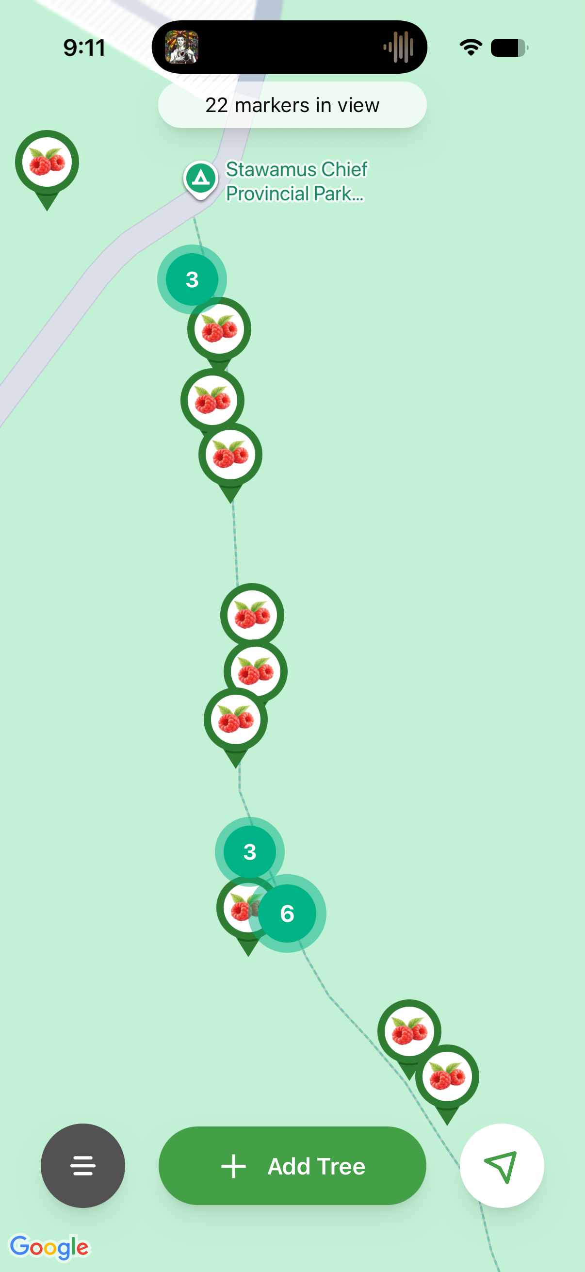 Fruit Map — tela 2