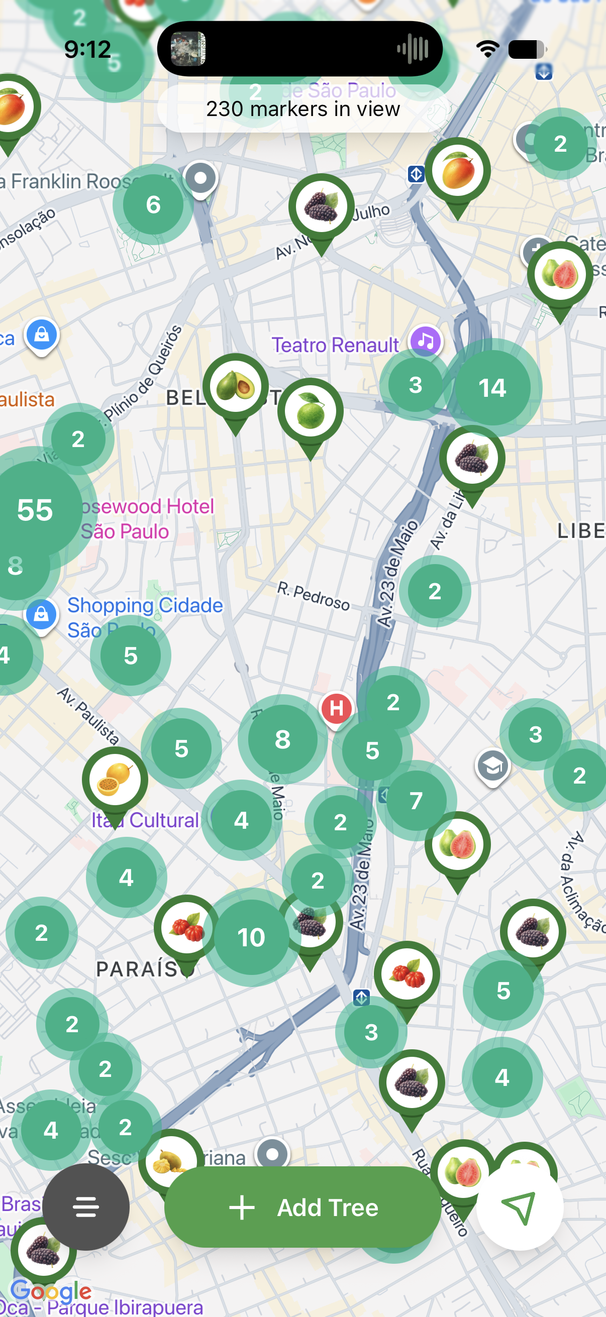 Fruit Map — tela 3