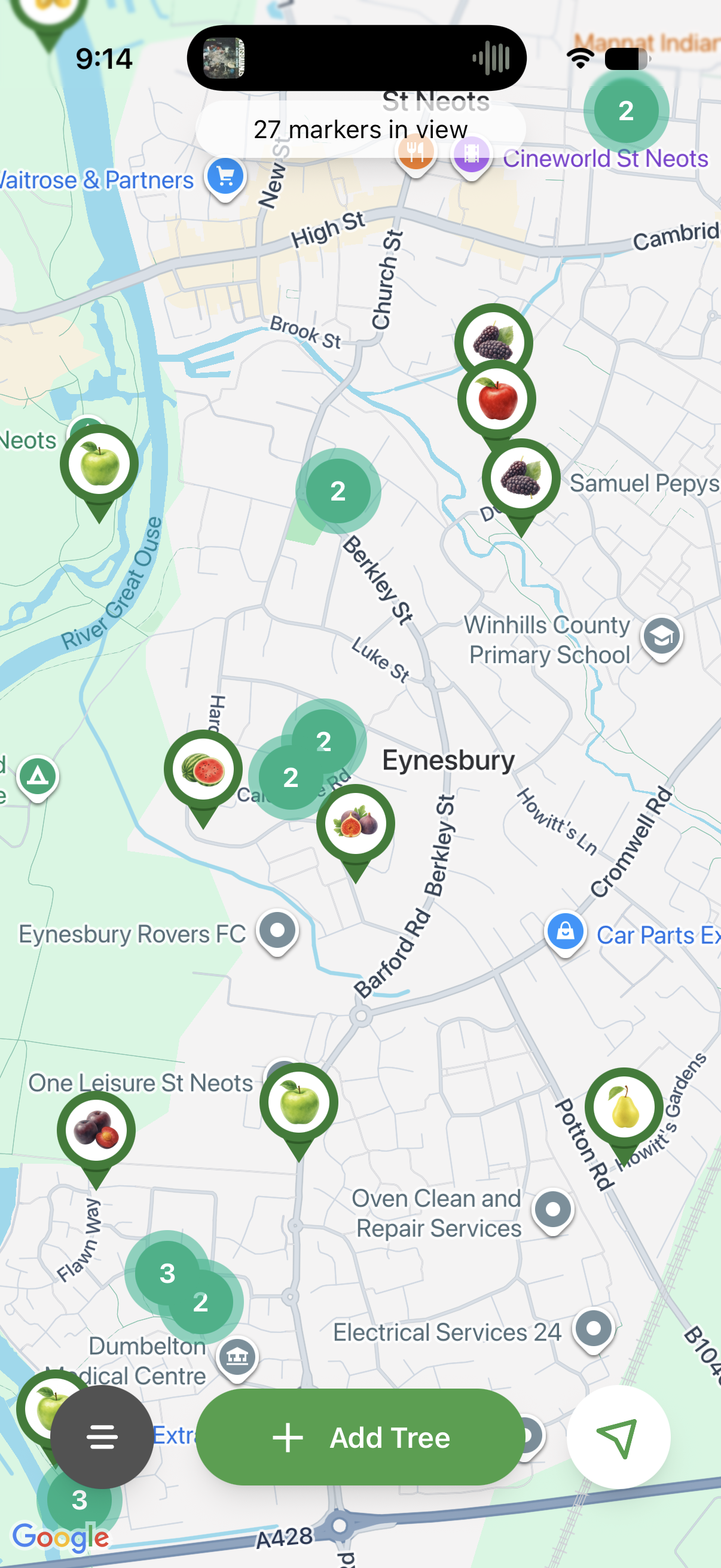 Fruit Map — tela 5